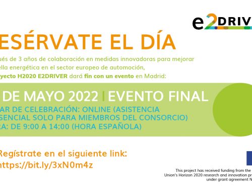 Proyecto H2020 E2DRIVER dará fin con un evento en Madrid